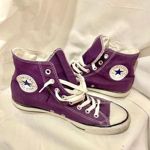 Purple Converse Allstar Hightops
